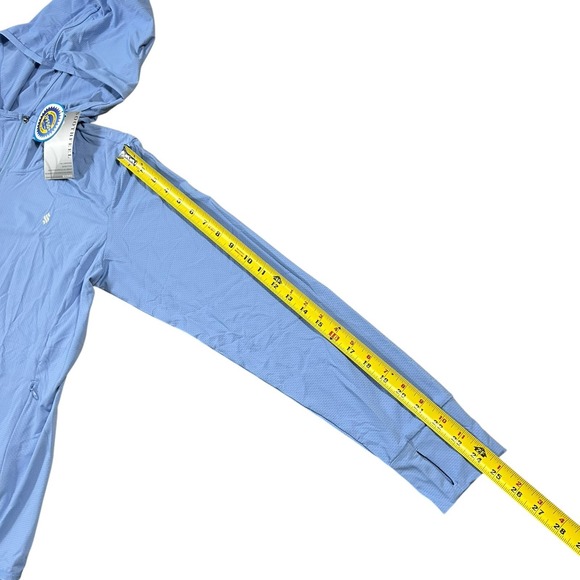 Soothfeel Women's UPF50 Hiking Outdoor Jacket Blue‎ Size Large NEW - Picture 7 of 9